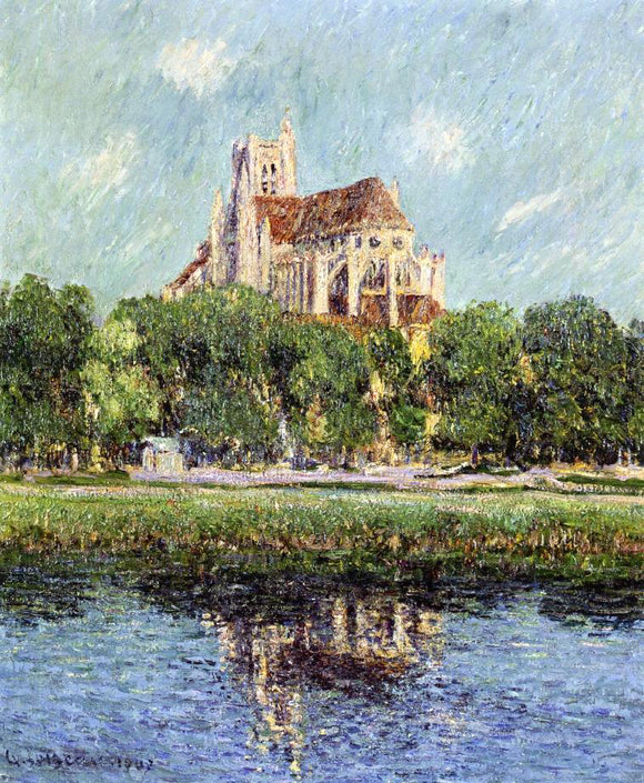  Gustave Loiseau Auxerre Cathedral - Art Print