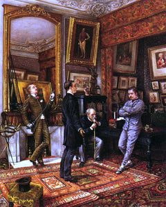  Frederic Regamey Avant Le Duel, Jeune Homme Chez Le Maitre D'Armes - Art Print