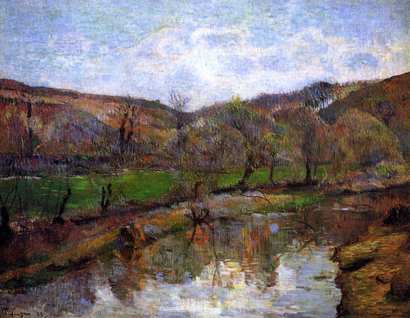  Paul Gauguin Aven Valley, Upstream of Pont-Aven - Art Print