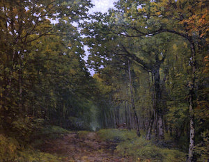  Alfred Sisley Avenue of Chestnut Trees near La Celle-Saint-Cloud - Art Print