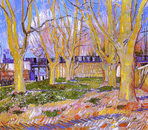  Vincent Van Gogh Avenue of Plane Trees near Arles Station - Art Print