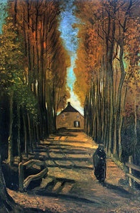  Vincent Van Gogh Avenue of Poplars at Sunset - Art Print