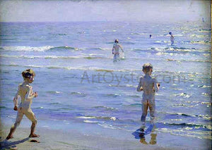  Peder Severin Kroyer Bano de Muchachos - Art Print