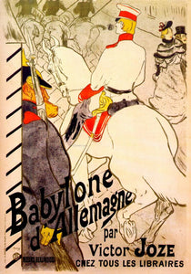  Henri De Toulouse-Lautrec Babylon German by Victor Joze - Art Print
