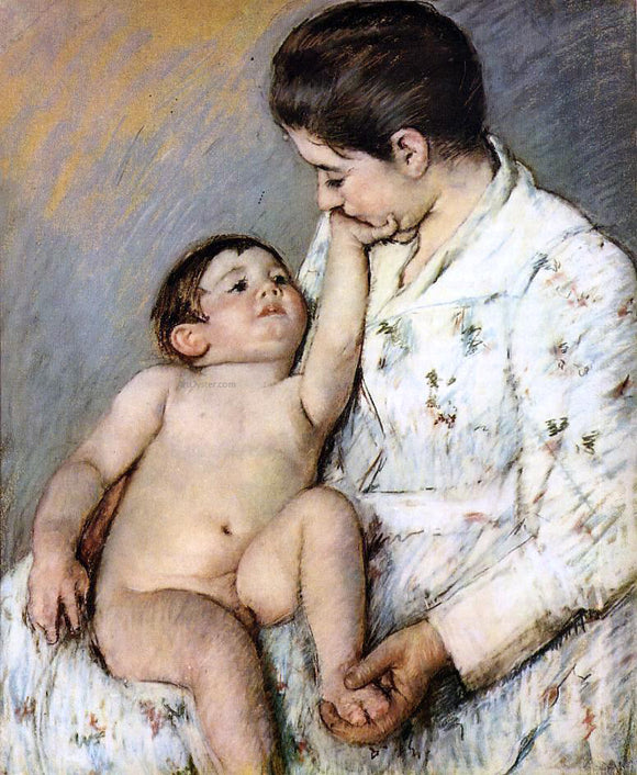  Mary Cassatt Baby's First Caress - Art Print