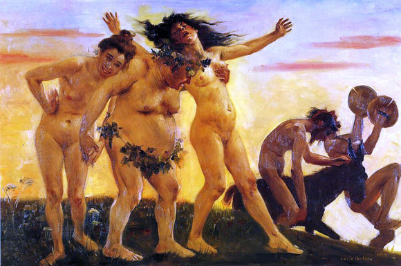  Lovis Corinth Baccants Returning Home - Art Print
