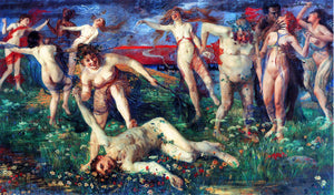  Lovis Corinth Bacchanal - Art Print