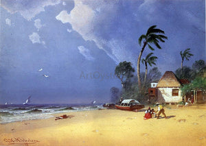  George Washington Nicholson A Bahamian Scene - Art Print