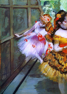  Edgar Degas Ballet Dancers in Butterfly Costumes (detail) - Art Print