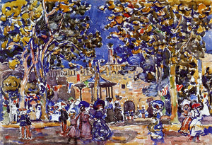  Maurice Prendergast Band Concert - Art Print