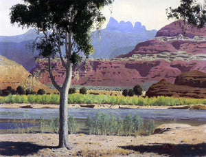  James Swinnerton Bank of the Colorado River - Art Print