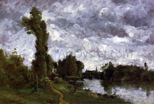  Paul Desire Trouillebert Banks of a River - Art Print