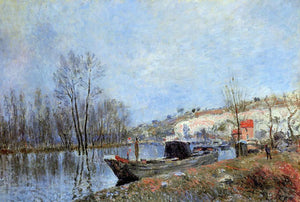  Alfred Sisley Banks of the Loing Towards Moret - Art Print