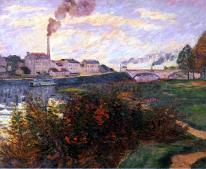  Armand Guillaumin Banks of the Marne - Art Print