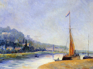  Albert Lebourg Banks of the River - Art Print
