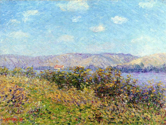 Gustave Loiseau Banks of the Seine in Summer, Tournedos-sur-Seine - Art Print