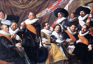  Frans Hals Banquet of the Officers of the St George Civic Guard Company - Art Print