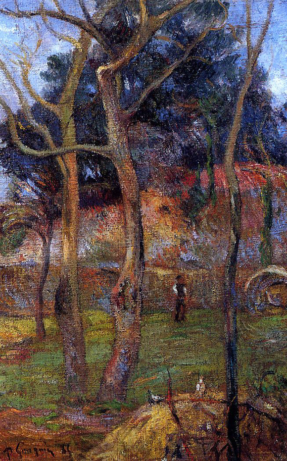  Paul Gauguin Bare Trees - Art Print