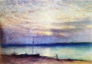  Jr. Samuel Colman Barnegat Bay at Sunset, Mantaloking, New Jersey - Art Print