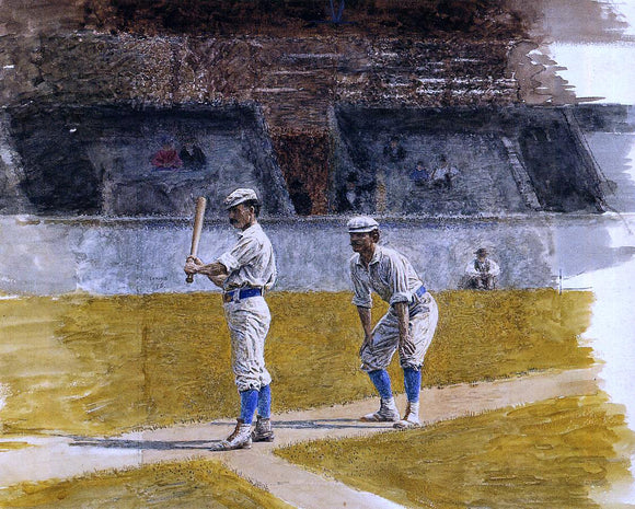  Thomas Eakins Baseball Players Practicing - Art Print