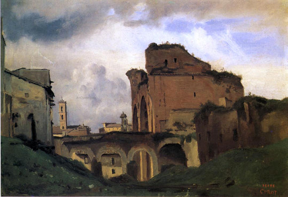  Jean-Baptiste-Camille Corot Basilica of Constantine - Art Print