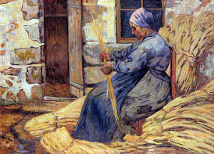  Armand Guillaumin Basket Maker, Damiette - Art Print