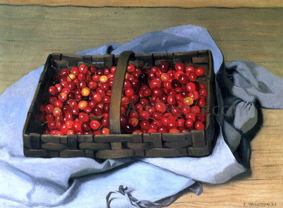  Felix Vallotton Basket of Cherries - Art Print