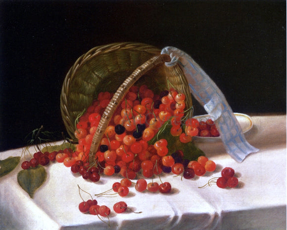  John F Francis Basket of Cherries - Art Print