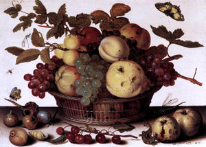  Balthasar Van der Ast Basket of Fruits - Art Print