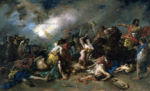  Francisco Domingo Marques Batalla de Sagunto - Art Print