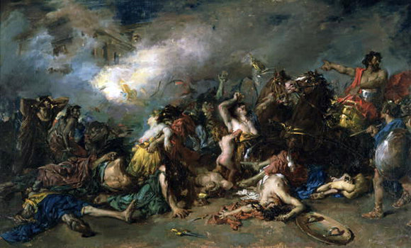  Francisco Domingo Marques Batalla de Sagunto - Art Print