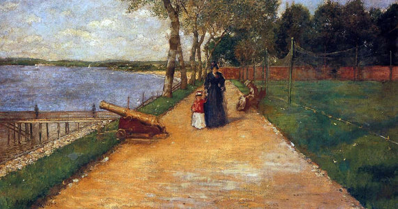  William Merritt Chase Bath Beach - a Sketch - Art Print