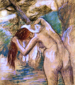  Edgar Degas Bather by the Water - Art Print