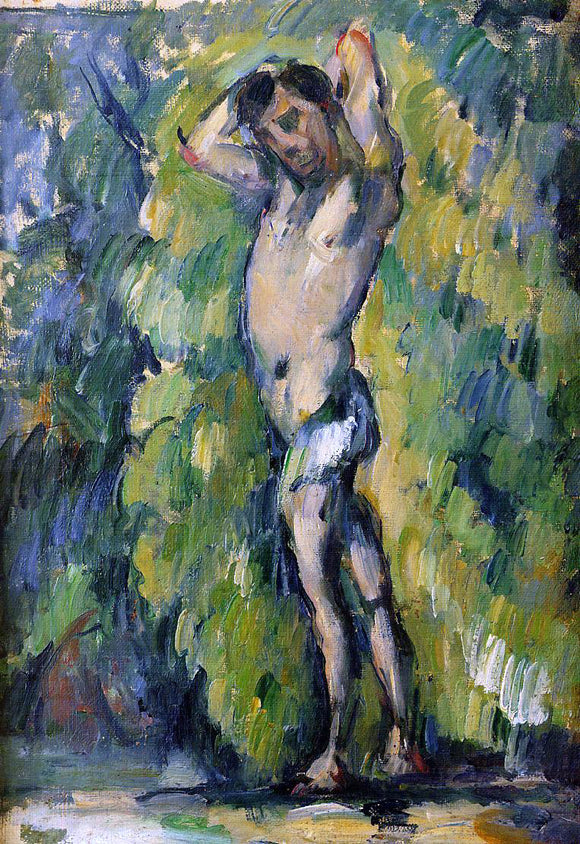  Paul Cezanne Bather - Art Print