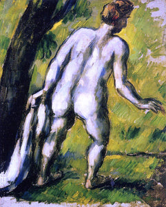  Paul Cezanne Bather from the Back - Art Print