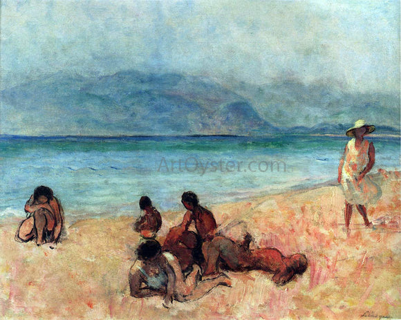  Henri Lebasque Bathers at Saint Tropez - Art Print