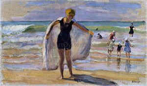  Henri Lebasque Bathers at St Jean de Mont - Art Print