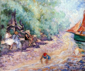  Henri Lebasque Bathers by the River - Art Print