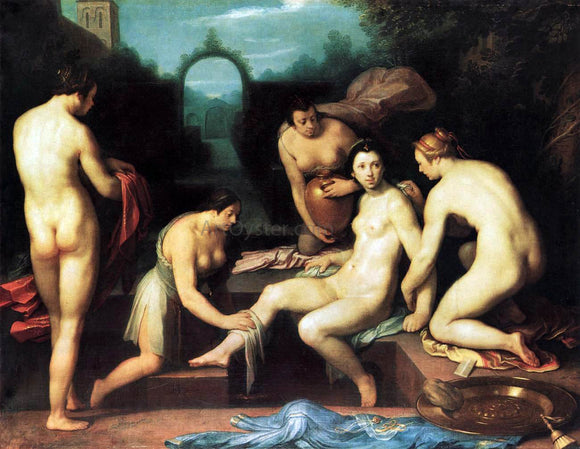  Cornelis Van Haarlem Bathsheba - Art Print