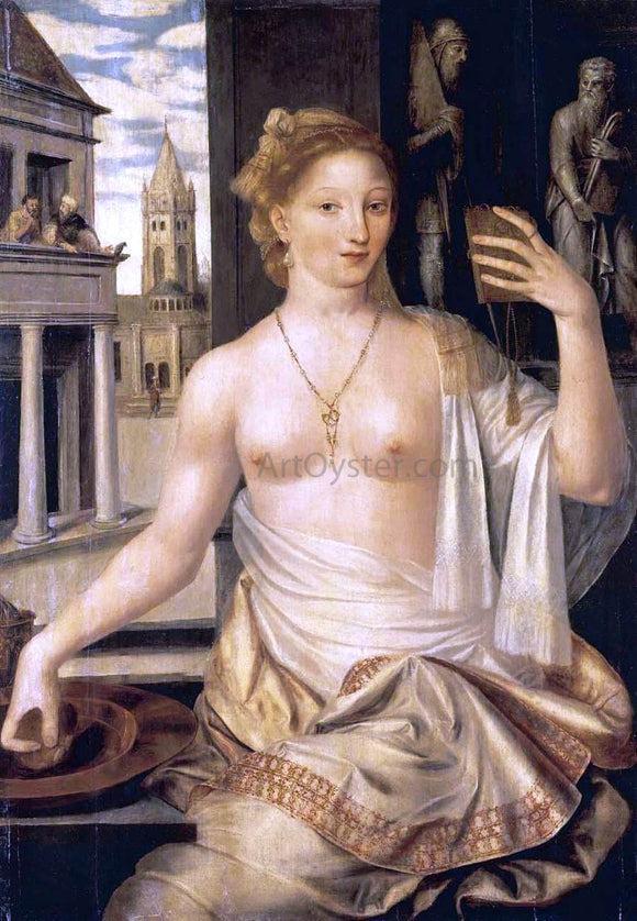  Jan Massys Bathsheba Observed by King David - Art Print