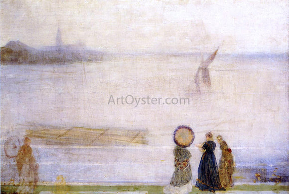  James McNeill Whistler Battersea Reach from Lindsey Houses - Art Print