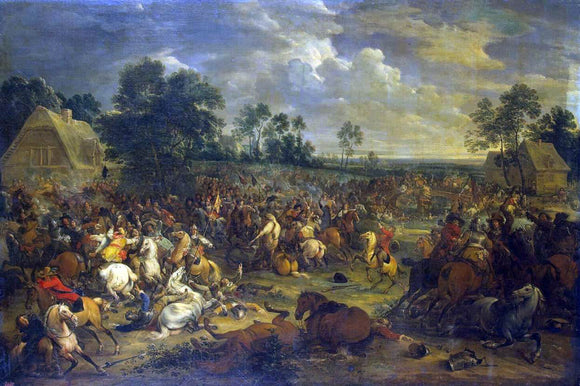  Adam Frans Van Der Meulen Battle - Art Print