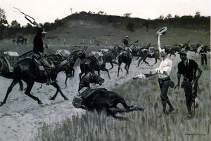  Frederic Remington Battle of San Juan - Art Print
