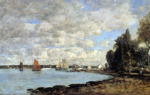  Eugene-Louis Boudin Bay of Plougastel - Art Print