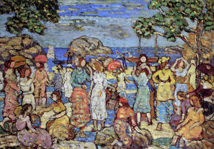  Maurice Prendergast Beach at Gloucester - Art Print