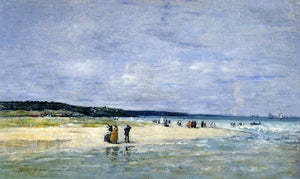  Eugene-Louis Boudin Beach near Trouville - Art Print