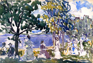  Maurice Prendergast Beach Promenade - Art Print