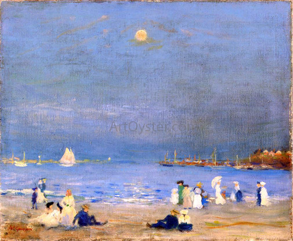  Arthur Clifton Goodwin A Beach Scene - Art Print