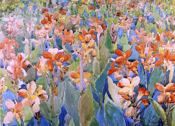  Maurice Prendergast Bed of Flowers (also known as Cannas or The Garden) - Art Print