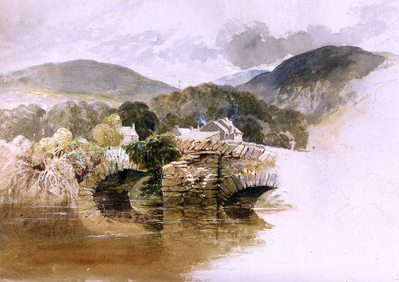  Samuel Palmer Beddgelert Bridge, North Wales - Art Print